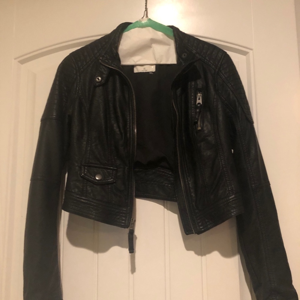 Abercrombie & Fitch leather jacket